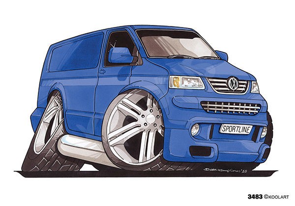 Volkswagen VW Transporter T5 Blue
