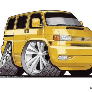 Volkswagen VW Transporter T4 Yellow