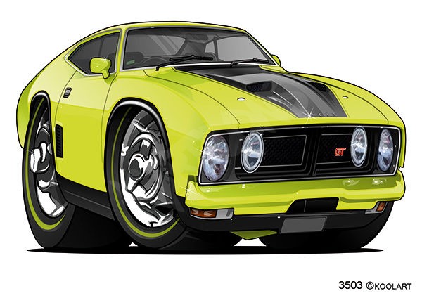 Ford Falcon GT Yellow