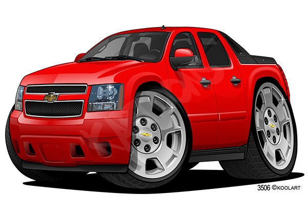Chevrolet Avalanche LS 1 Red