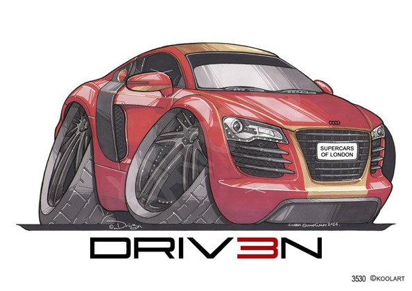 Driven Audi R8 Red