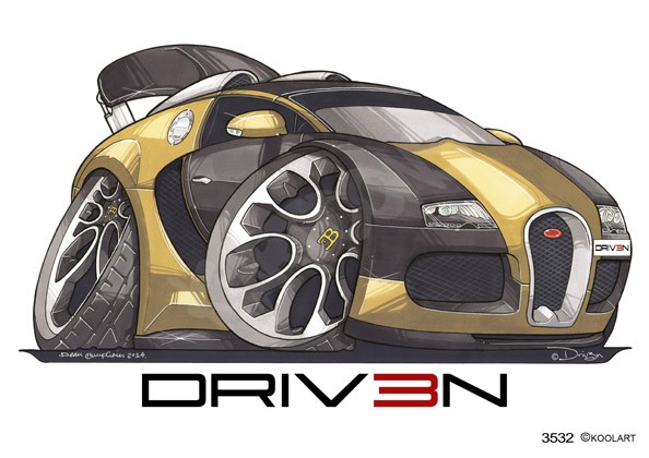 Driven Bugatti Veyron Gold