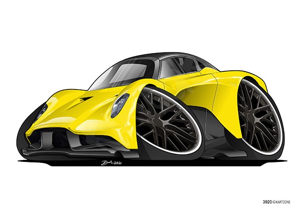 Aston Martin Valhalla Yellow